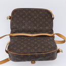 LOUIS VUITTON Monogram Saumur 30 Shoulder Bag M42256 LV Auth 208822A-16