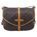 LOUIS VUITTON Monogram Saumur 30 Shoulder Bag M42256 LV Auth 208822A-2