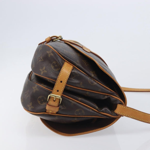 LOUIS VUITTON Monogram Saumur 30 Shoulder Bag M42256 LV Auth 208822A