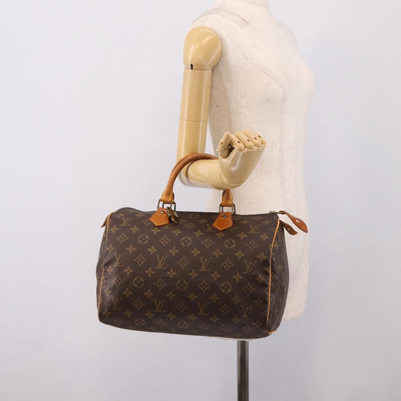 LOUIS VUITTON Monogram Speedy 30 Hand Bag M41526 LV Auth 208824V