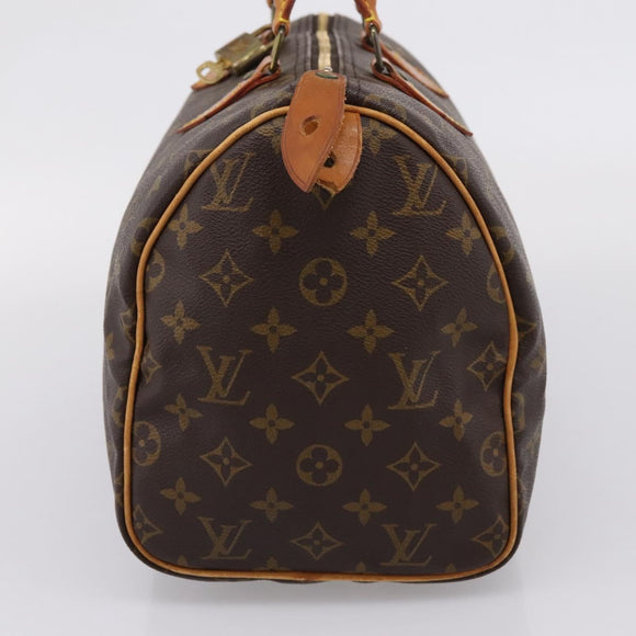 LOUIS VUITTON Monogram Speedy 30 Hand Bag M41526 LV Auth 208824V
