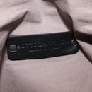 Bottega Veneta INTRECCIATO Waist Bag Leather Black Auth 208826V-20