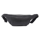 Bottega Veneta INTRECCIATO Waist Bag Leather Black Auth 208826V-2