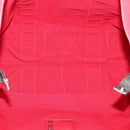 PRADA PRADA Sports Tote Bag Canvas Red Silver Auth 208827-11