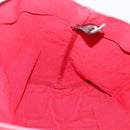 PRADA PRADA Sports Tote Bag Canvas Red Silver Auth 208827-18