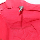 PRADA PRADA Sports Tote Bag Canvas Red Silver Auth 208827-19