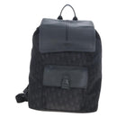 Christian Dior Trotter Motion Oblique Backpack Nylon Black Silver Auth 208828V-13