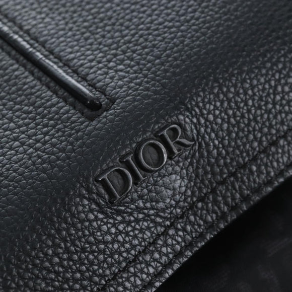 Christian Dior Trotter Motion Oblique Backpack Nylon Black Silver Auth 208828V