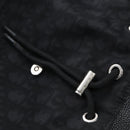 Christian Dior Trotter Motion Oblique Backpack Nylon Black Silver Auth 208828V-24