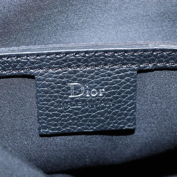 Christian Dior Trotter Motion Oblique Backpack Nylon Black Silver Auth 208828V