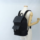 Christian Dior Trotter Motion Oblique Backpack Nylon Black Silver Auth 208828V-30