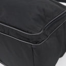 PRADA Hand Bag Nylon 2way Black Silver Auth 208832-12