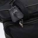 PRADA Hand Bag Nylon 2way Black Silver Auth 208832-18