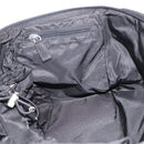 PRADA Hand Bag Nylon 2way Black Silver Auth 208832-20