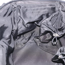 PRADA Hand Bag Nylon 2way Black Silver Auth 208832-21