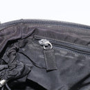 PRADA Hand Bag Nylon 2way Black Silver Auth 208832-23