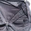 PRADA Hand Bag Nylon 2way Black Silver Auth 208832-25