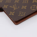 LOUIS VUITTON Monogram Agenda MM Day Planner Cover R20105 LV Auth 208834-16