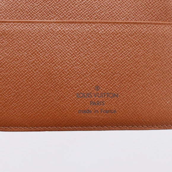 LOUIS VUITTON Monogram Agenda MM Day Planner Cover R20105 LV Auth 208834