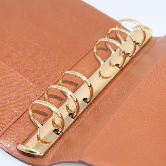 LOUIS VUITTON Monogram Agenda MM Day Planner Cover R20105 LV Auth 208834