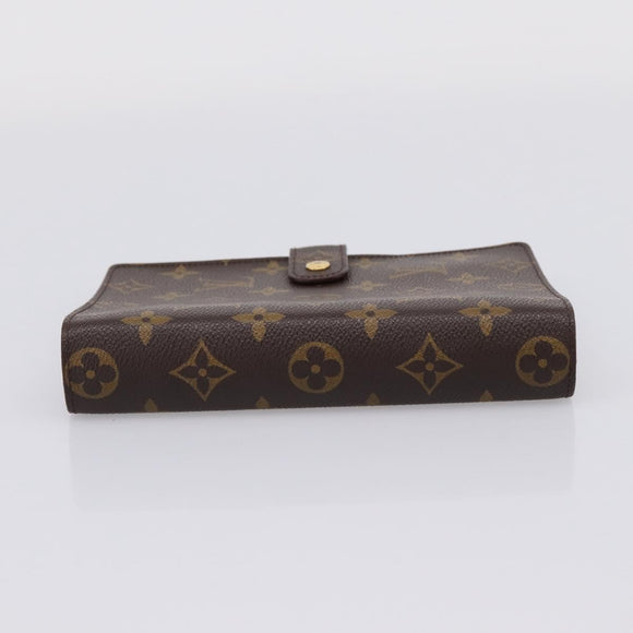 LOUIS VUITTON Monogram Agenda MM Day Planner Cover R20105 LV Auth 208834
