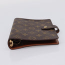 LOUIS VUITTON Monogram Agenda MM Day Planner Cover R20105 LV Auth 208834-6