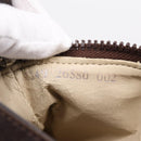 FENDI Zucca Canvas Pouch Black Silver Auth 208837-17