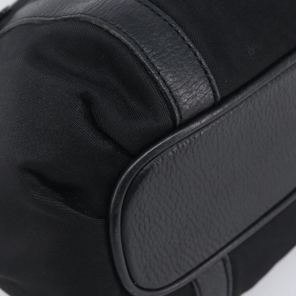 BURBERRY Nova Check Tote Bag Canvas Beige Silver Auth 208838V