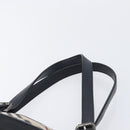 BURBERRY Nova Check Tote Bag Canvas Beige Silver Auth 208838V-8