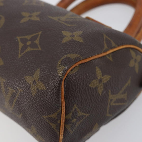 LOUIS VUITTON Monogram Mini Speedy Hand Bag M41534 LV Auth 208840