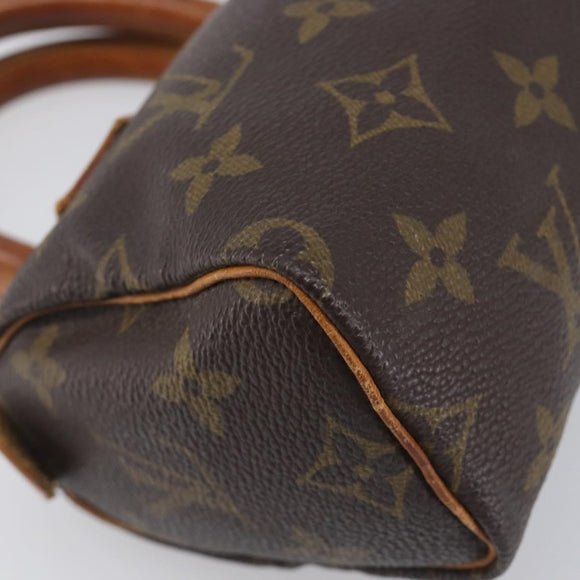 LOUIS VUITTON Monogram Mini Speedy Hand Bag M41534 LV Auth 208840
