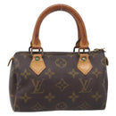 LOUIS VUITTON Monogram Mini Speedy Hand Bag M41534 LV Auth 208840-2