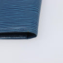 LOUIS VUITTON Epi Porte Billets Compact Wallet Blue M63555 LV Auth 208841A-10