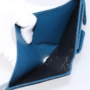 LOUIS VUITTON Epi Porte Billets Compact Wallet Blue M63555 LV Auth 208841A-21