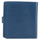 LOUIS VUITTON Epi Porte Billets Compact Wallet Blue M63555 LV Auth 208841A-3