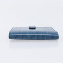 LOUIS VUITTON Epi Porte Billets Compact Wallet Blue M63555 LV Auth 208841A-5