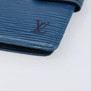 LOUIS VUITTON Epi Porte Billets Compact Wallet Blue M63555 LV Auth 208841A-8