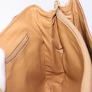CELINE Macadam Hand Bag PVC Beige Gold Tone Auth 208843A-21
