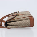 CELINE Macadam Hand Bag PVC Beige Gold Tone Auth 208843A-4