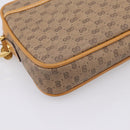 GUCCI Micro GG Shoulder Bag PVC Beige Gold Tone 007 56 0095 Auth 208844-11