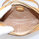 GUCCI Micro GG Shoulder Bag PVC Beige Gold Tone 007 56 0095 Auth 208844-18