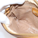 GUCCI Micro GG Shoulder Bag PVC Beige Gold Tone 007 56 0095 Auth 208844-20