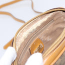 GUCCI Micro GG Shoulder Bag PVC Beige Gold Tone 007 56 0095 Auth 208844-22