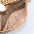 GUCCI Micro GG Shoulder Bag PVC Beige Gold Tone 007 56 0095 Auth 208844-24