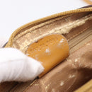 GUCCI Micro GG Shoulder Bag PVC Beige Gold Tone 007 56 0095 Auth 208844-25