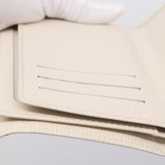 LOUIS VUITTON Epi Portefeuille Koala Wallet White M5801J LV Auth 208845V