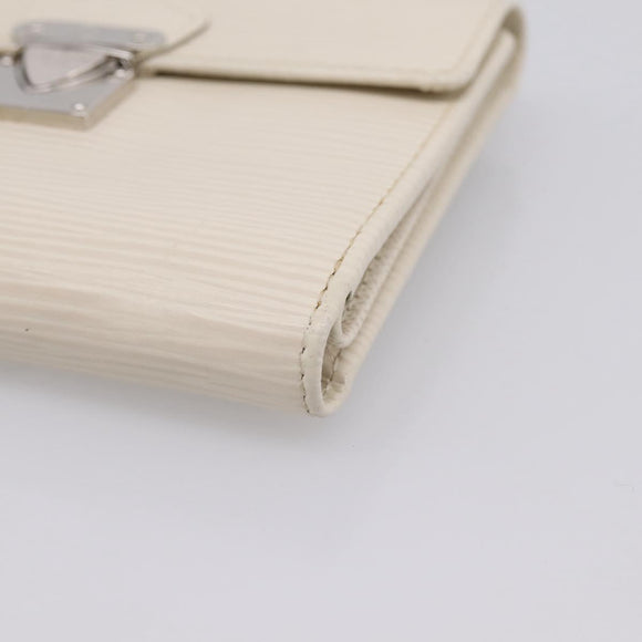 LOUIS VUITTON Epi Portefeuille Koala Wallet White M5801J LV Auth 208845V