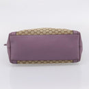 GUCCI GG Canvas GG Twins Shoulder Bag Beige Gold Tone 323675 Auth 208847V-11