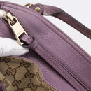 GUCCI GG Canvas GG Twins Shoulder Bag Beige Gold Tone 323675 Auth 208847V-17