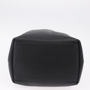 Coach Shoulder Bag Leather Black Silver Auth 208849A-5